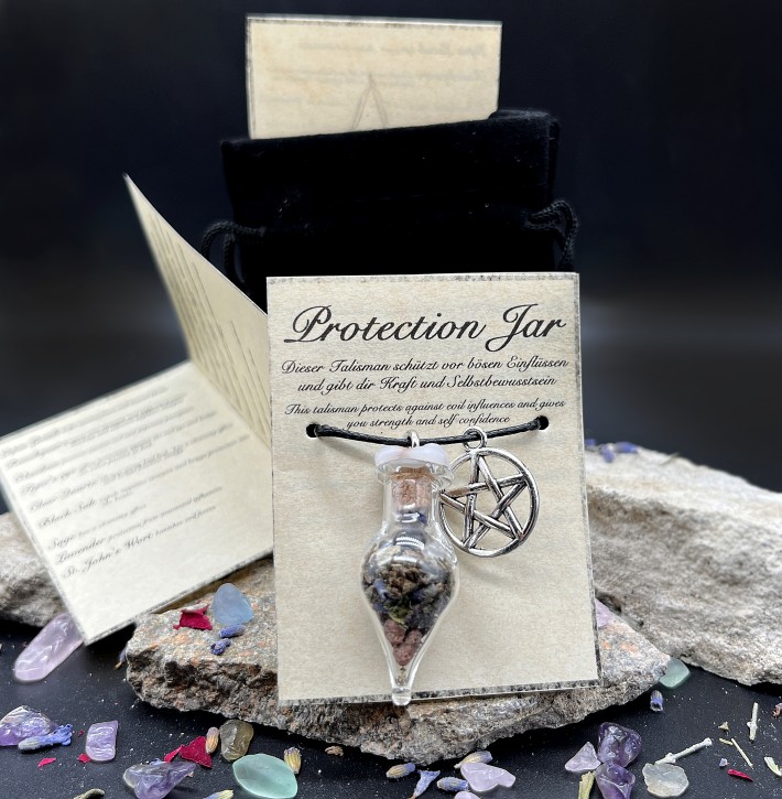 Spell Jar Anhänger Protection