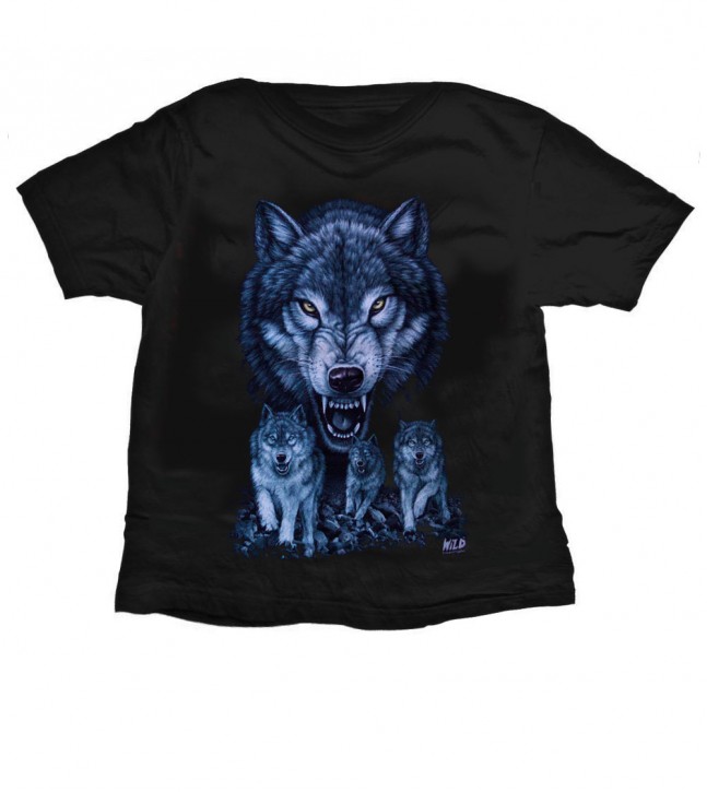 Kids-T-Shirt Wolf