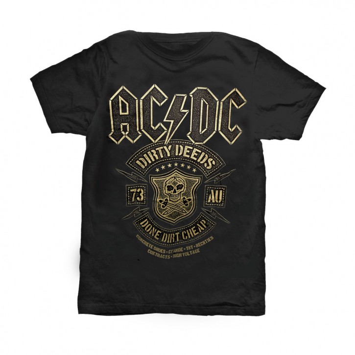 AC/DC T-Shirt  Dirty Deeds Done Dirt Cheap XL