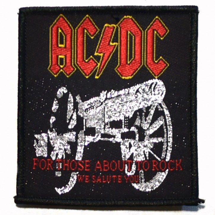 Patch AC/DC for those about to rock we salute you