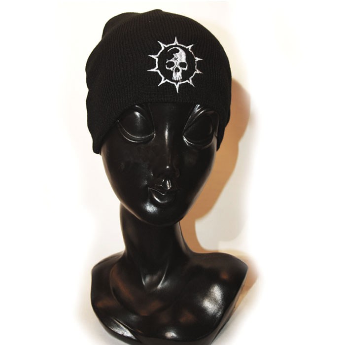 Krankheit Logo embroidered "Beanie long"