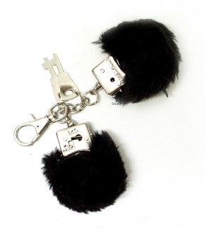 Key Chain Handcuffs with plush inside
