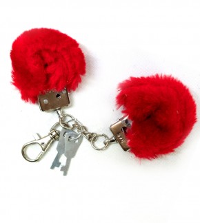 Key Chain Handcuffs with plush inside