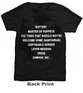 Metallica T-Shirt  Master of Puppets