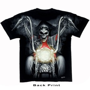 Biker T-Shirt Glow in the Dark