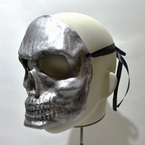 Maske Skull silver